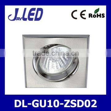 Zinc die-casting 50W square mr16 downlight fittting china