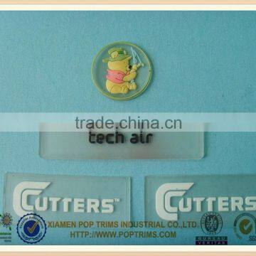 hyaline rubber patch with custom logo