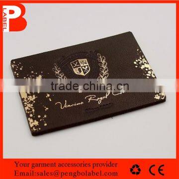 Design Leather Patch Labels for Leather Bag