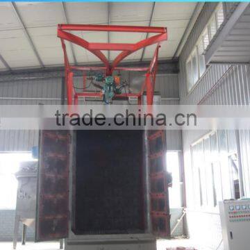 Double hanger type shot blasting machine/blastrac shot blasting machine/shot blasting machine for foundry