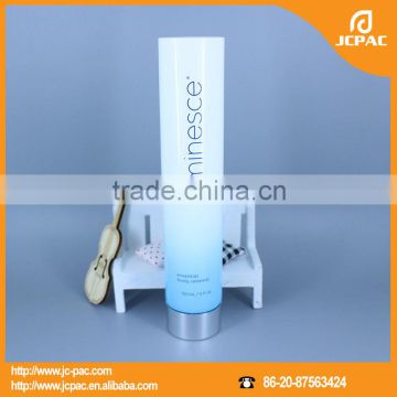 Cosmetics Plastic Tubes For Body Lotion/ 150ml pe large cosmetic soft plastic tubes