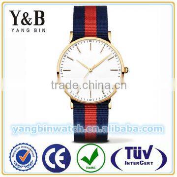 YB simple elegance leisure watch changeable watch strap nato nylon watch