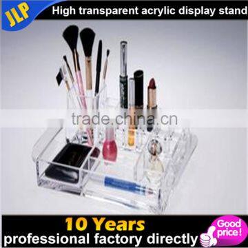 Acrylic makeup rack