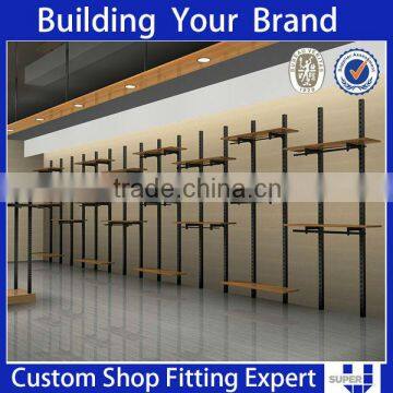 wall mounted shoe display shelf rack display for shoes shop                        
                                                Quality Choice