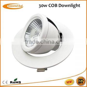 High Brightness Rotable Recessed Led Downlight 30w photo-3