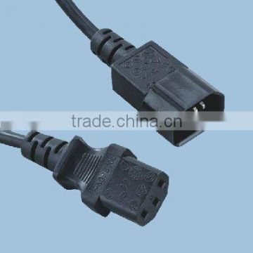 IEC power cord IEC 60320 C13 to IEC 60320 C14