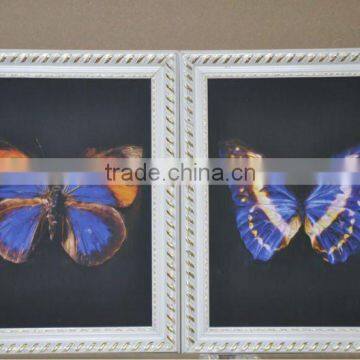 two pieces beautiful butterfly home wall decoration canvas painting