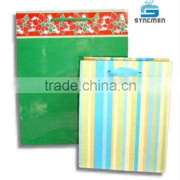 Colorful and Popular Christmas Paper Shopping Gift Bag photo-4