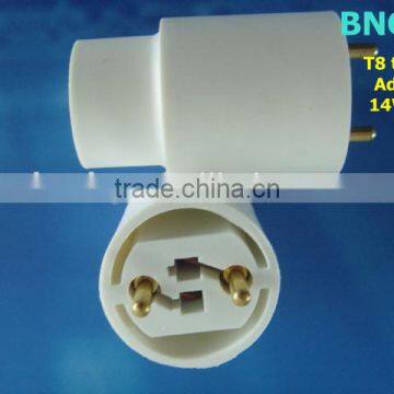 Easily installed LED T8 to T5 converter