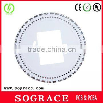 china customized single side round led pcb led lighting pcb supplier