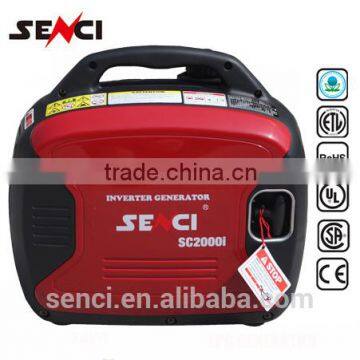 2000W rated power 1.6kw SC2000i SC-149F engine silent inverter generator