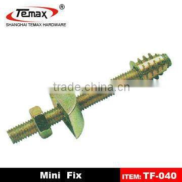 TF-040 Steel Zinc alloy Cabinet Garden Furniture Bolts