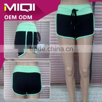 Custom made 2015 fashion style women sportswear shorts