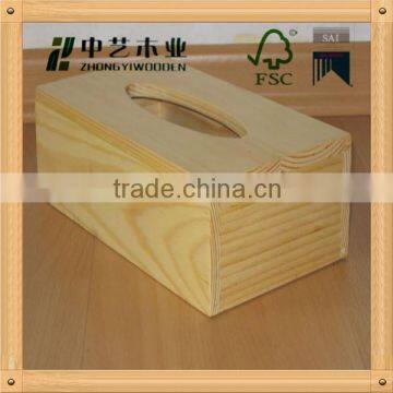 Trade assurance rectangular antique design white wooden tissue box