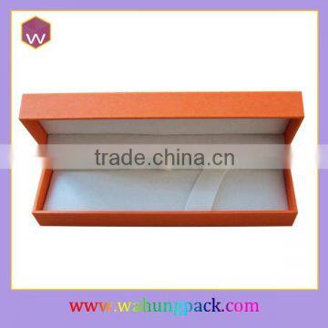 High-end plastic single pen box cheap pens packaging (WH-0219)