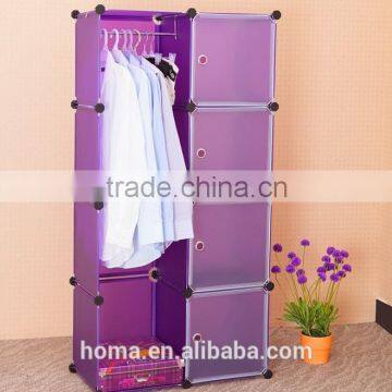 Hot sale Plastic YIWU 4 door wardrobe