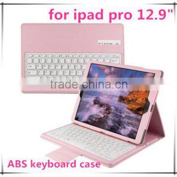 factory sale Tablet Stand Leather wireless bluetooth Keyboard Case Cover for ipad pro 12.9 inch