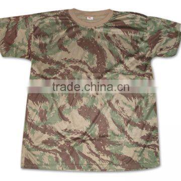 France style Camouflage Short Sleeve T-Shirt