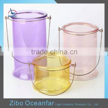 High Quality Cheap Candle Jars Lantern Wedding Favors Fashion Colored Custom Candle Jar