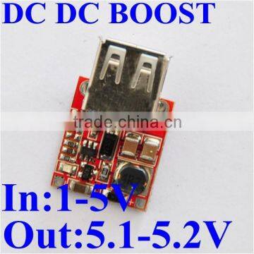 DC DC Boost Converter 5V USB charger pcb board 1-5V 3.3V 3.7V to 5V 1A 1.5A for mobile power bank mp3 mp4