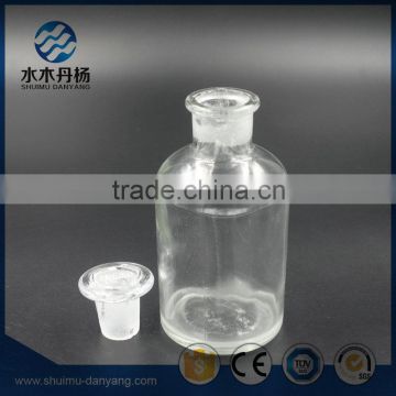 250ml clear narrow mouth glass reagent bottle for laboratory