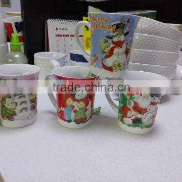 Ceramic Factory Produces Christmas Ceramic Tableware, Mugs, Bowl, Cup With Saucer, Lid, Filter photo-4