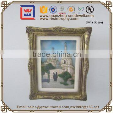 Popular Custom Souvenir Polyresin Plate Wholesale Custom Souvenir Plate