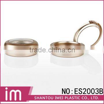 Luxury Shiny Round Cosmetic Empty Eyeshadow Case