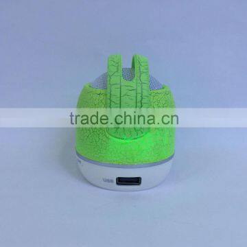 2016 Colorful Crack LED Light Mini Wireless Bluetooth Speaker photo-3