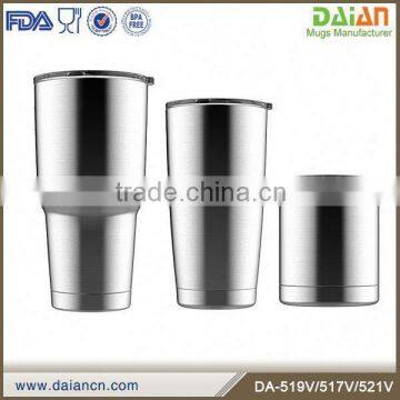 Insulated stainless steel bulk coffee travel mugs