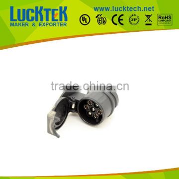 Trailer adapter, 13 PIN male to 7 PIN large round female trailer adapter