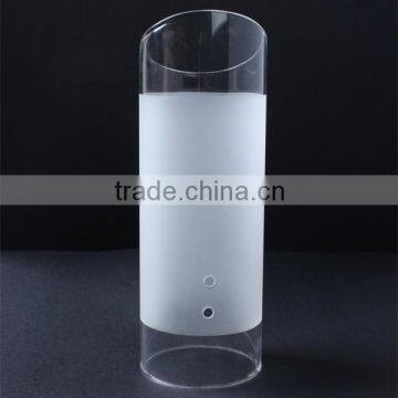 China Factory Oblique Shape Customize Modern Glass Lamp Shade & Cover for Table Lamp photo-2