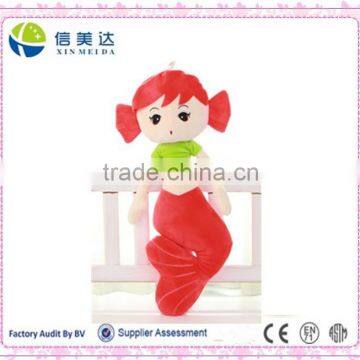 Beautiful mermaid plush doll toys for girls lovely doll plush toys stuffed fish toys for 2015