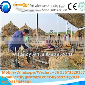 factory price rice straw rope making machine 008613673629307