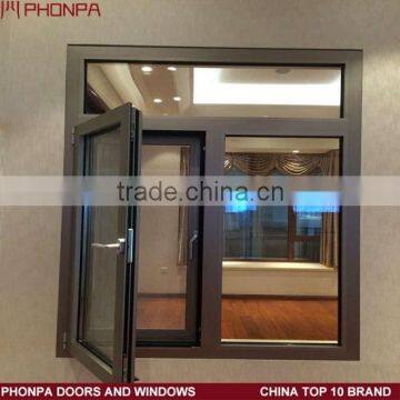 E-coating customized villa house high quality aluminum window casement window supplier