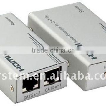 HDMI Super Extender by Cat-5E/6 cable, Cat5 x1,HDMI Extender to 60m