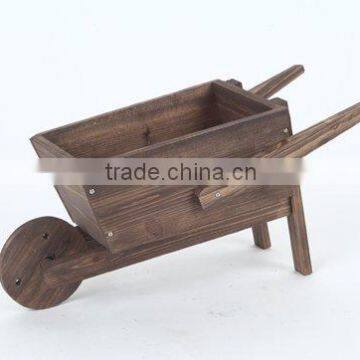 WOODEN WHEEL BARROW