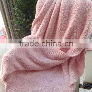 microfiber cable knit blanket
