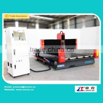 3D CNC Carving Machine for stone with stainless steel water slot ZK-1325