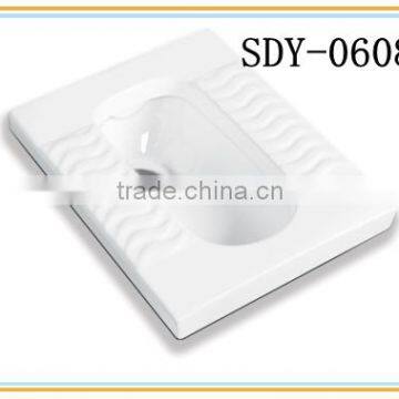 high quality white ceramic squatting wc pan toilet bathroom squatting pan