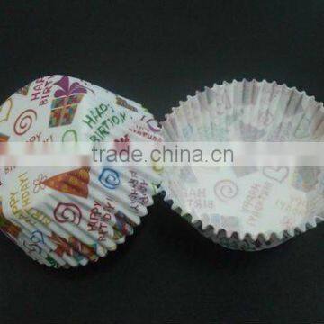 Happy Birthday Unique Muffin Cake Cup Baking Cup