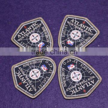 High Quality Silk Screen Printed Embossed Main Label For Clothing photo-3