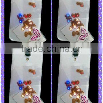 2015 flash nfc&induction nail art stickers with 3 colors -------white,blue ,red