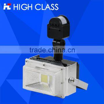 Parking Lot Gate Garage Patent Infrared Microwave 30W 40W 50W Motion Sensor LED Flood Light