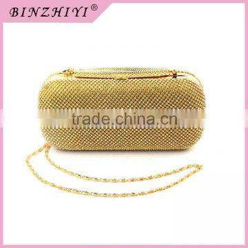Wholesale Fashion Gold Clutch Evening BagMetal Frame photo-6