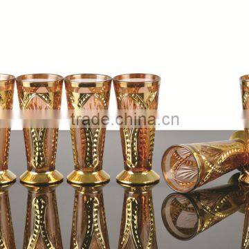 6pcs glass cup tumbler set