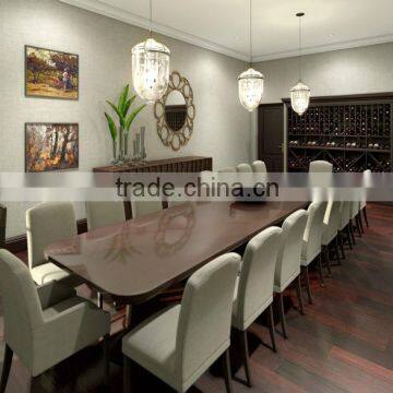 Long restaurant table used in dining room YT035