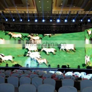 p6.25 indoor full color led stage video curtain wall screen