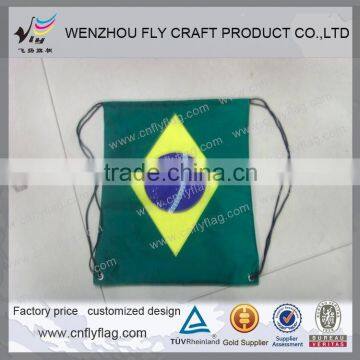 Excellent Quality Classical Blank Canvas Drawstring Bag Backpack photo-4