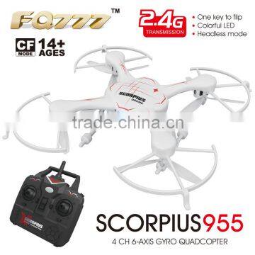 FQ777 955C 2.0MP Camera drone 2.4G 4CH 6Axle Headless Mode RC Quadcopter RTF